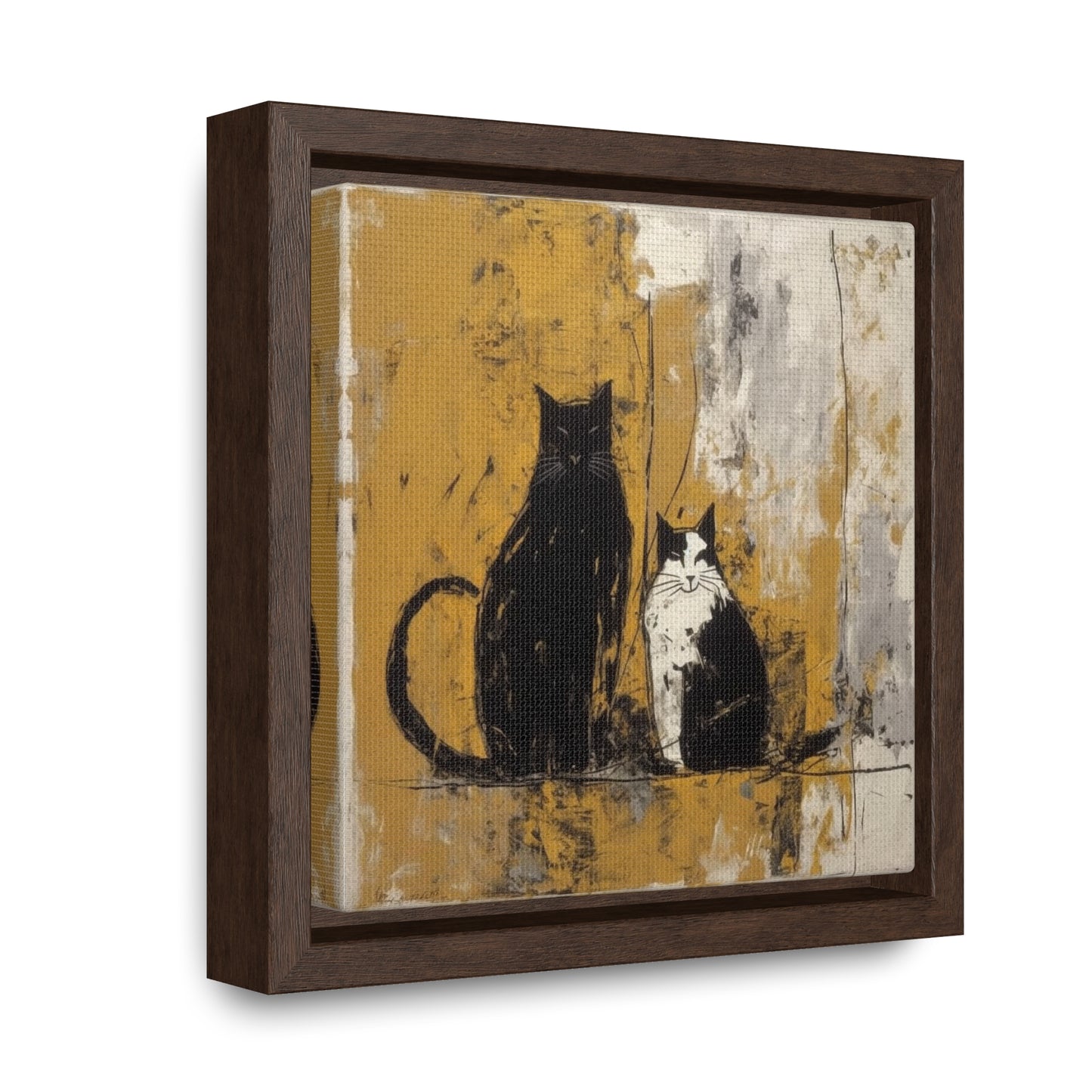 Cat 13, Gallery Canvas Wraps, Square Frame