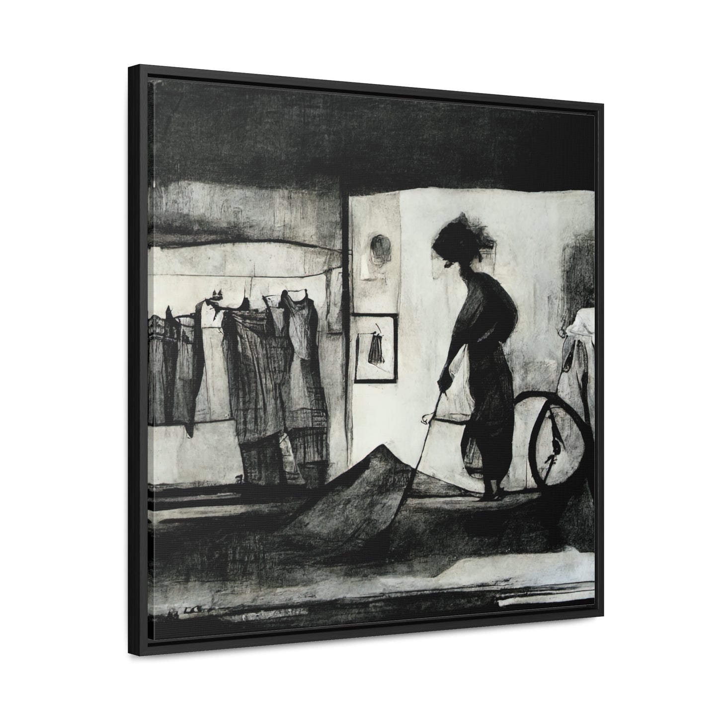 Domestic Memories 30, Valentinii, Gallery Canvas Wraps, Square Frame