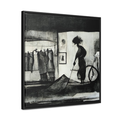 Domestic Memories 30, Valentinii, Gallery Canvas Wraps, Square Frame