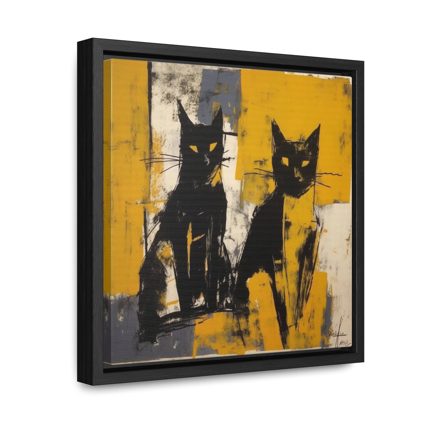 Cat 14, Gallery Canvas Wraps, Square Frame