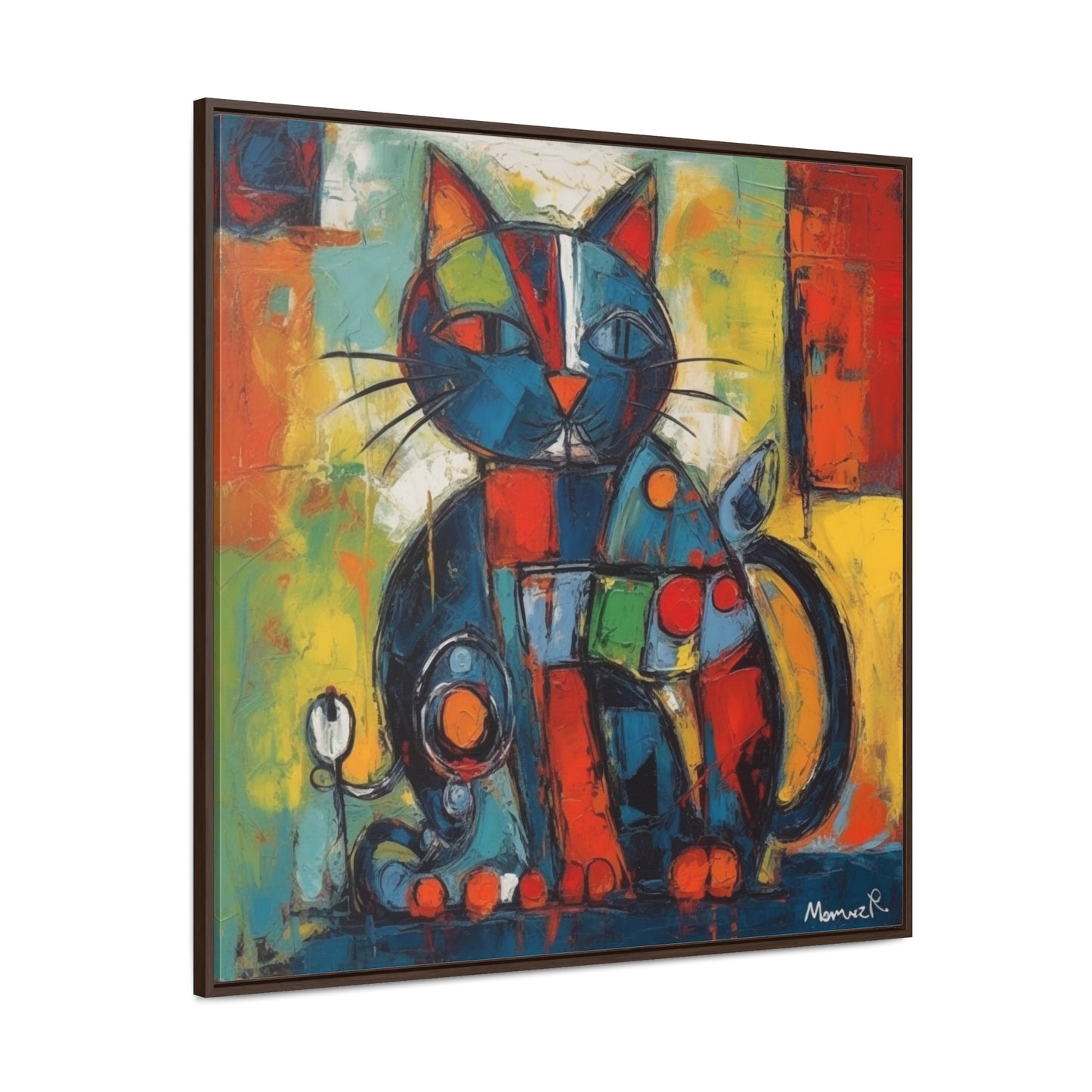 Cat 70, Gallery Canvas Wraps, Square Frame