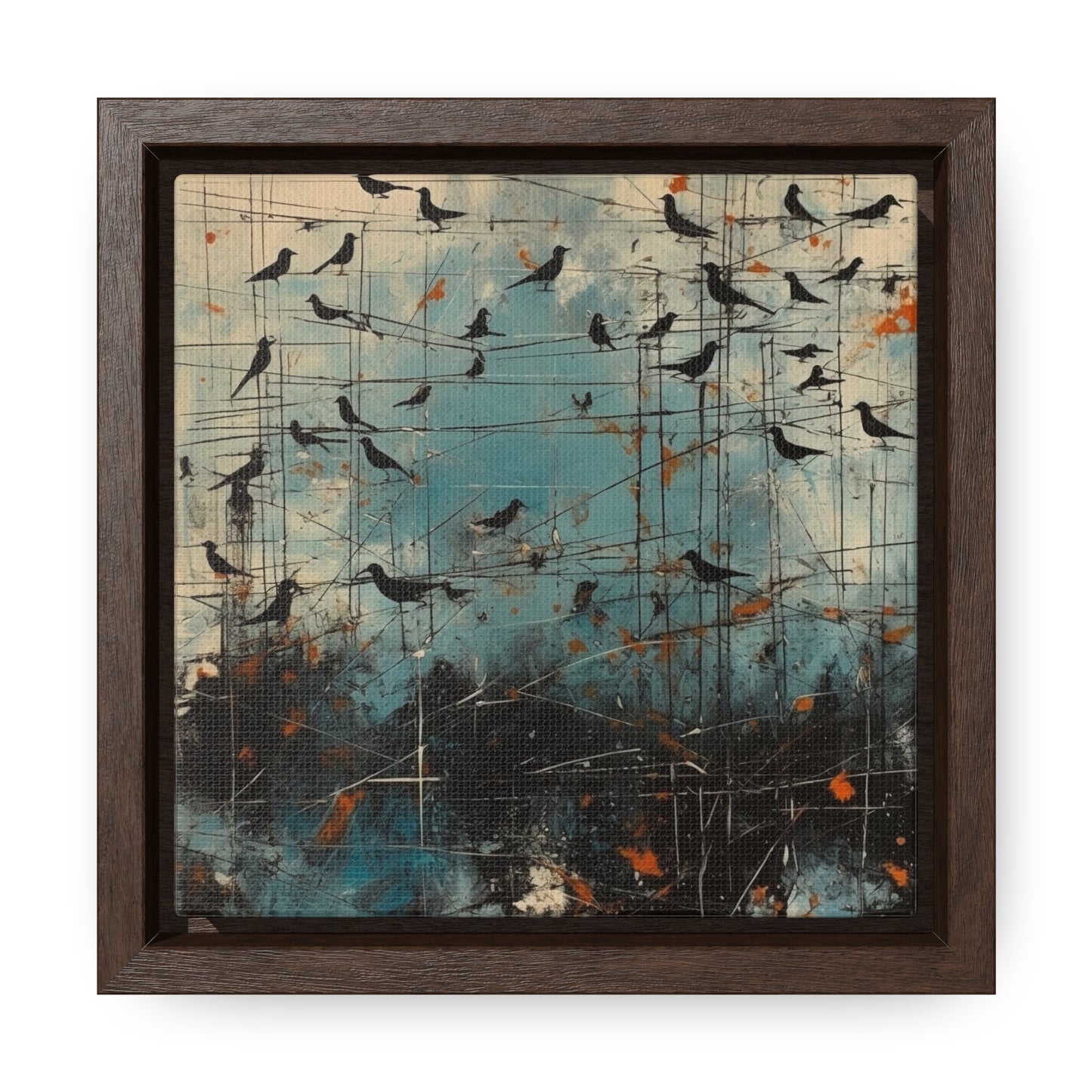 Bird 32, Gallery Canvas Wraps, Square Frame