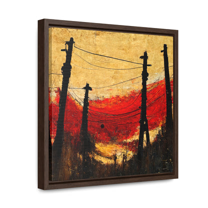 Land of the Sun 22, Valentinii, Gallery Canvas Wraps, Square Frame