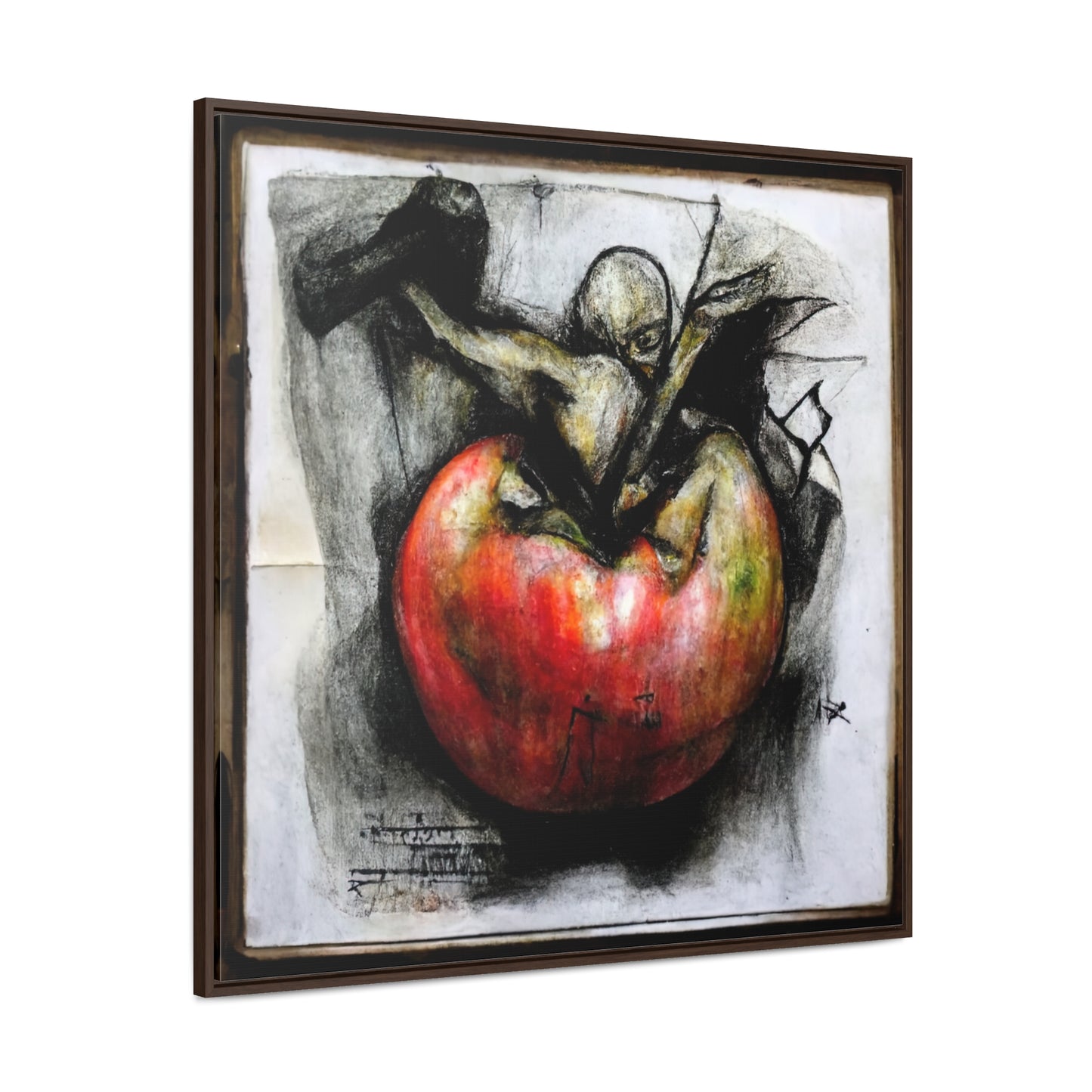 Apple 27, Valentinii, Gallery Canvas Wraps, Square Frame