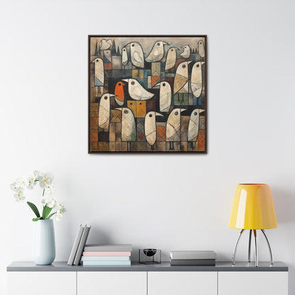 Bird 12, Gallery Canvas Wraps, Square Frame