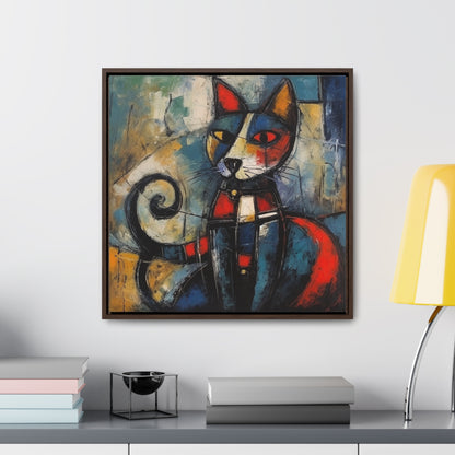 Cat 68, Gallery Canvas Wraps, Square Frame