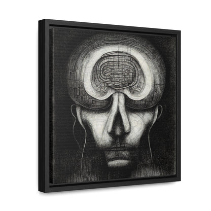 Brain 57, Valentinii, Gallery Canvas Wraps, Square Frame