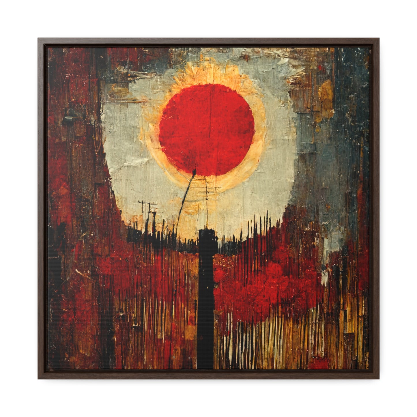 Land of the Sun 29, Valentinii, Gallery Canvas Wraps, Square Frame