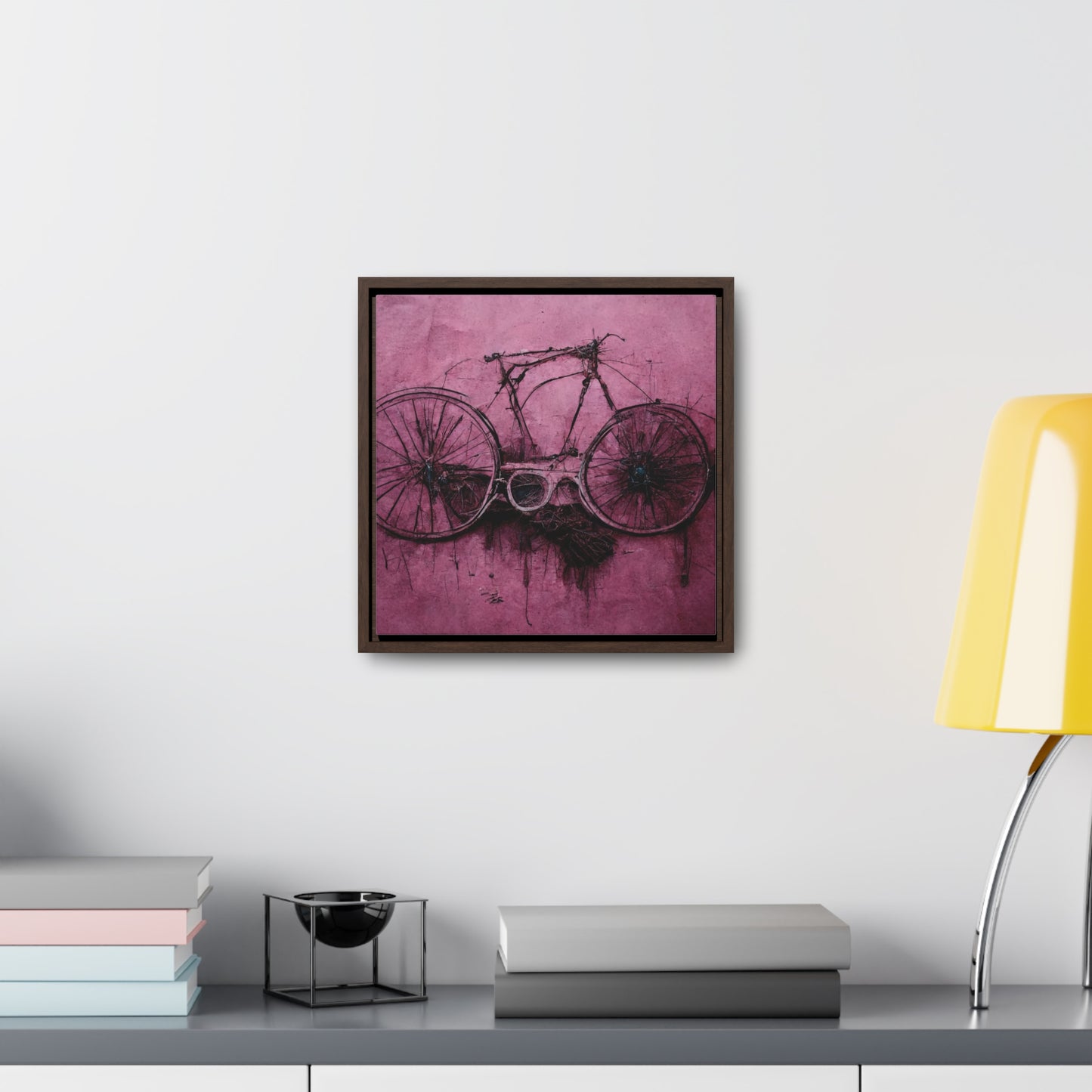 Bicycle 6, Valentinii, Gallery Canvas Wraps, Square Frame