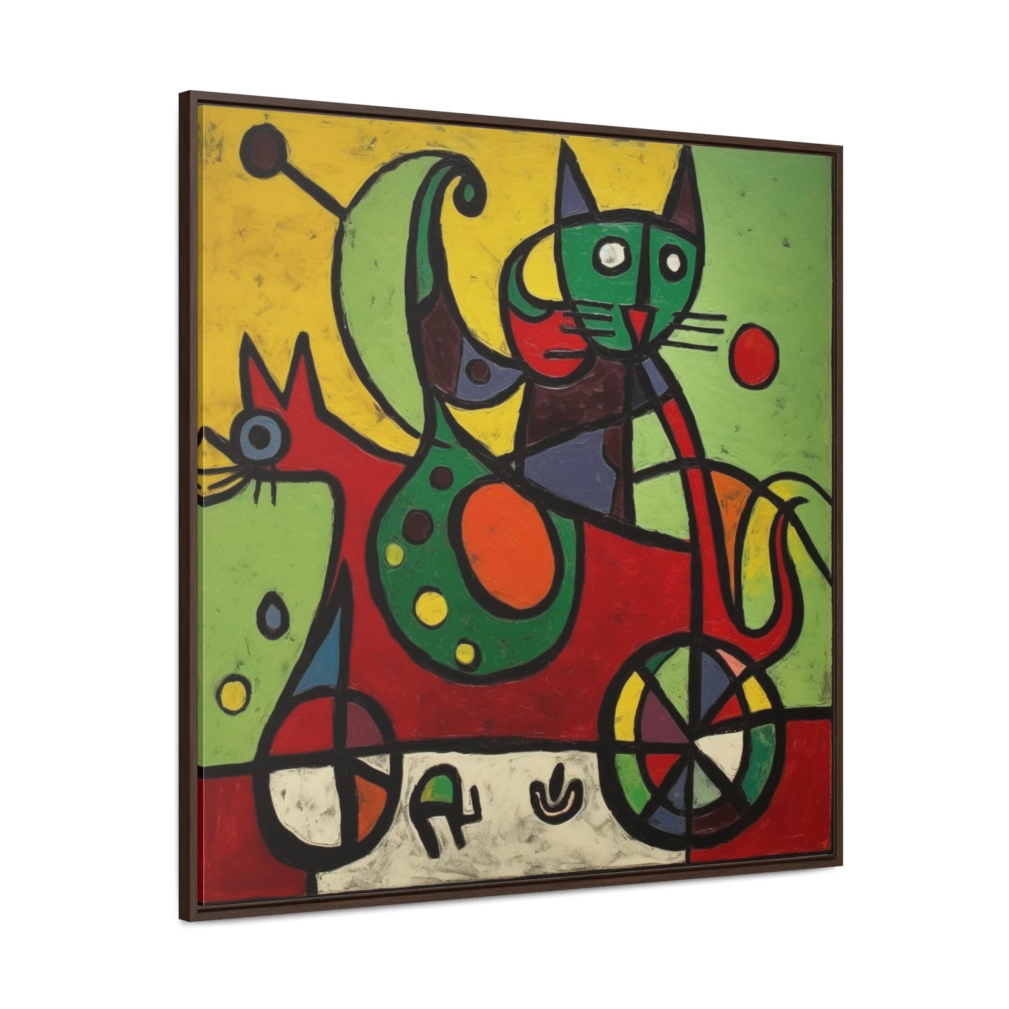 Cat 149, Gallery Canvas Wraps, Square Frame