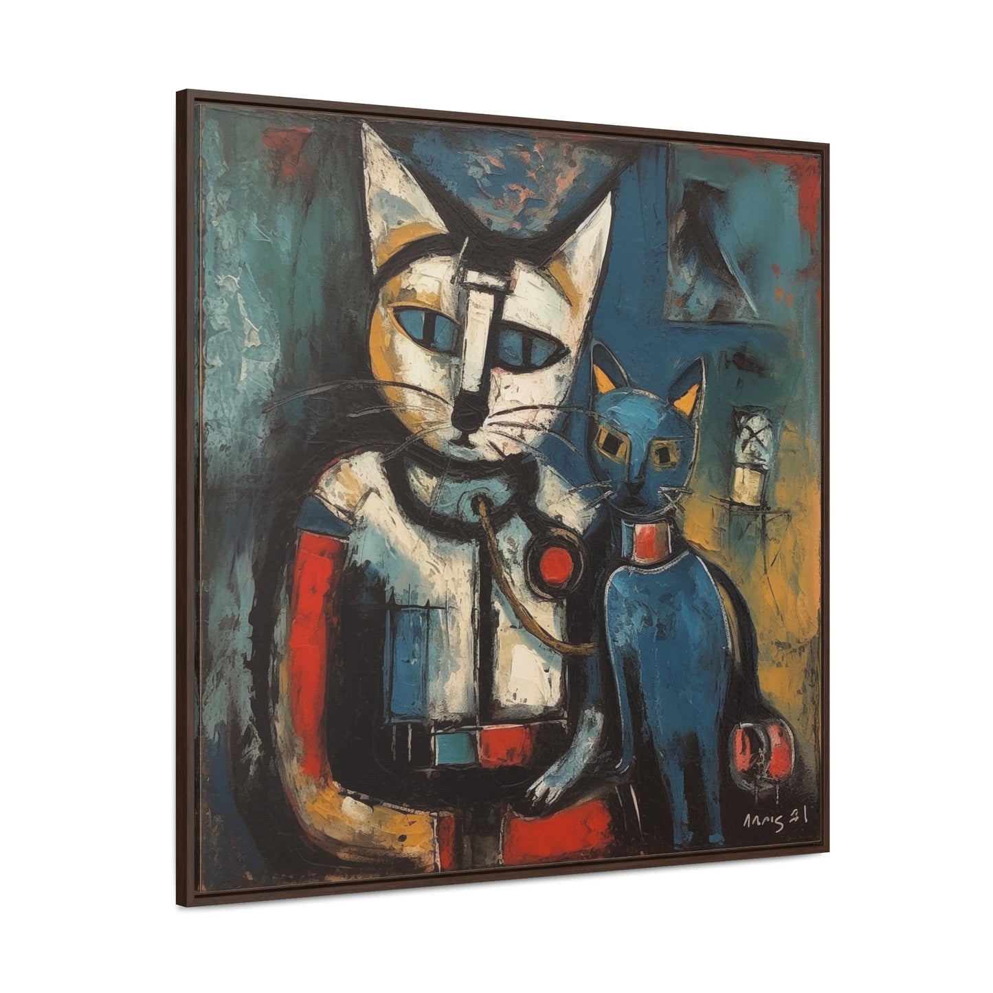 Cat 31, Gallery Canvas Wraps, Square Frame