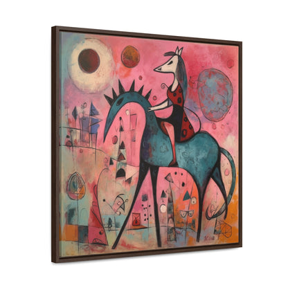 The Dreams of the Child 19, Gallery Canvas Wraps, Square Frame