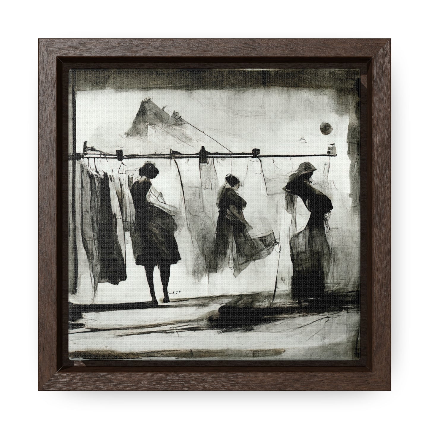 Domestic Memories 1, Valentinii, Gallery Canvas Wraps, Square Frame