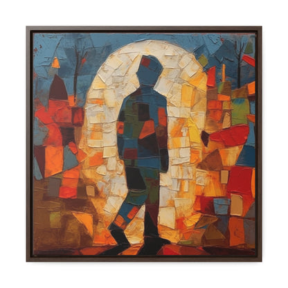 Sad Man 31, Valentinii, Gallery Canvas Wraps, Square Frame