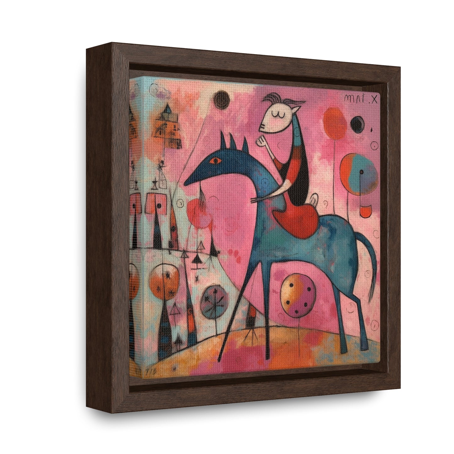 The Dreams of the Child 46, Gallery Canvas Wraps, Square Frame