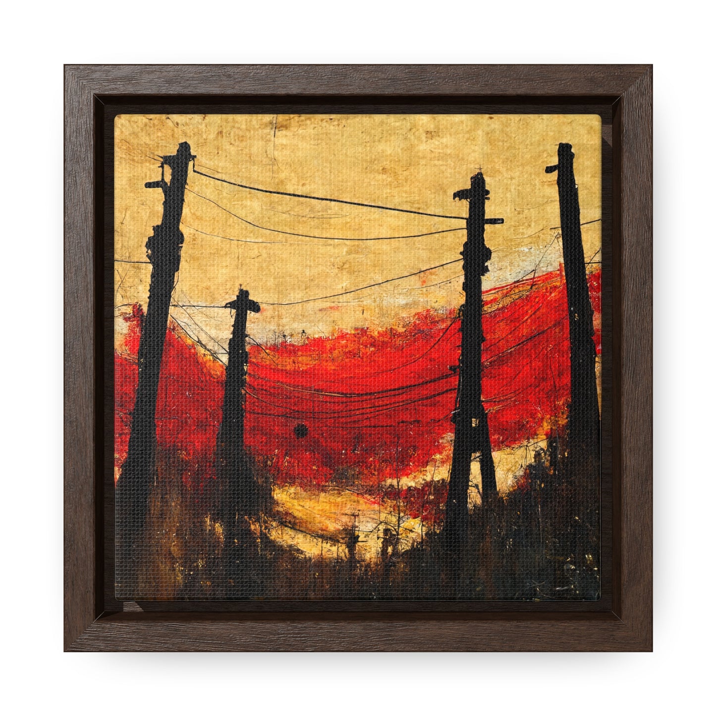 Land of the Sun 22, Valentinii, Gallery Canvas Wraps, Square Frame