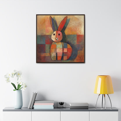 Rabbit 36, Gallery Canvas Wraps, Square Frame