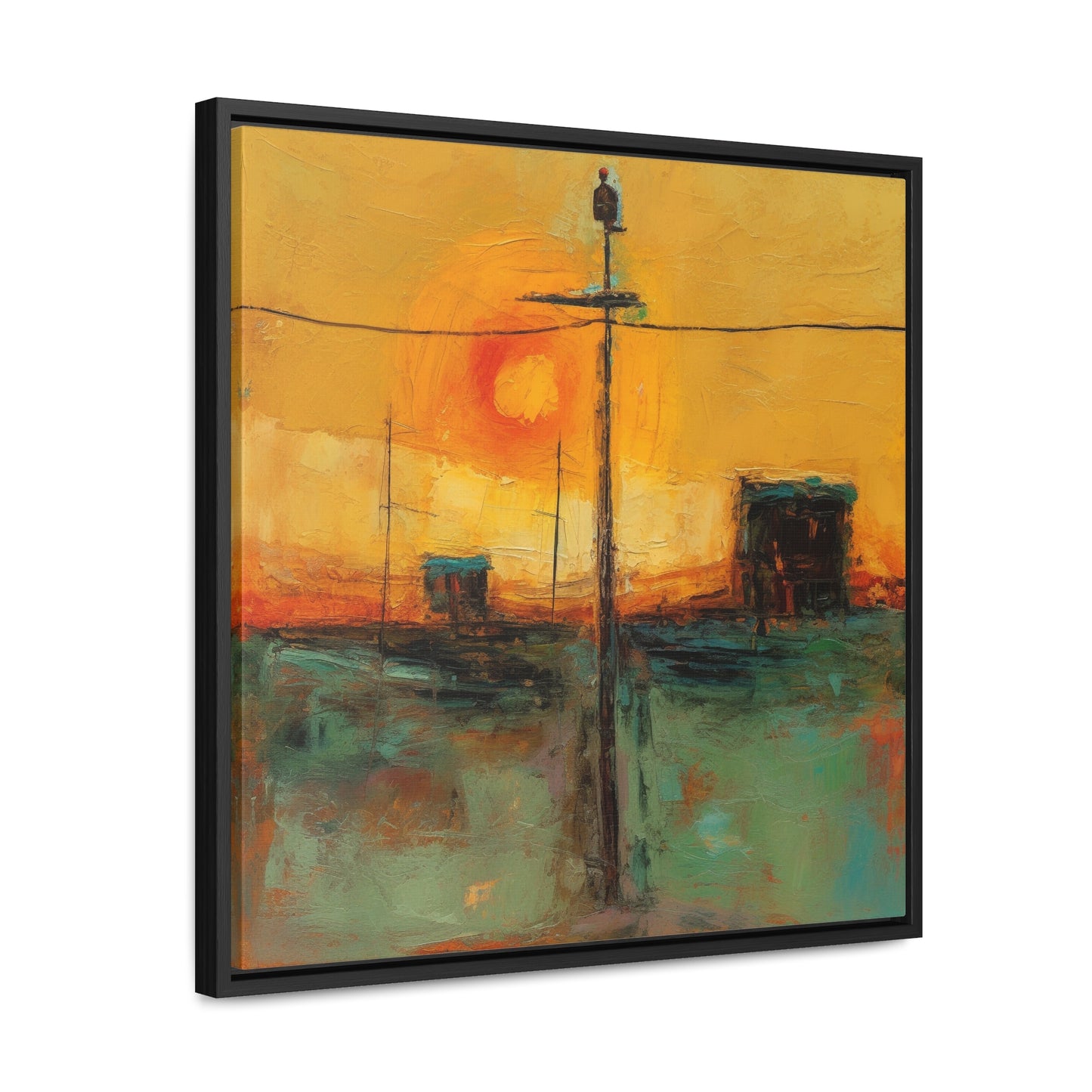 Land of the Sun 55, Valentinii, Gallery Canvas Wraps, Square Frame