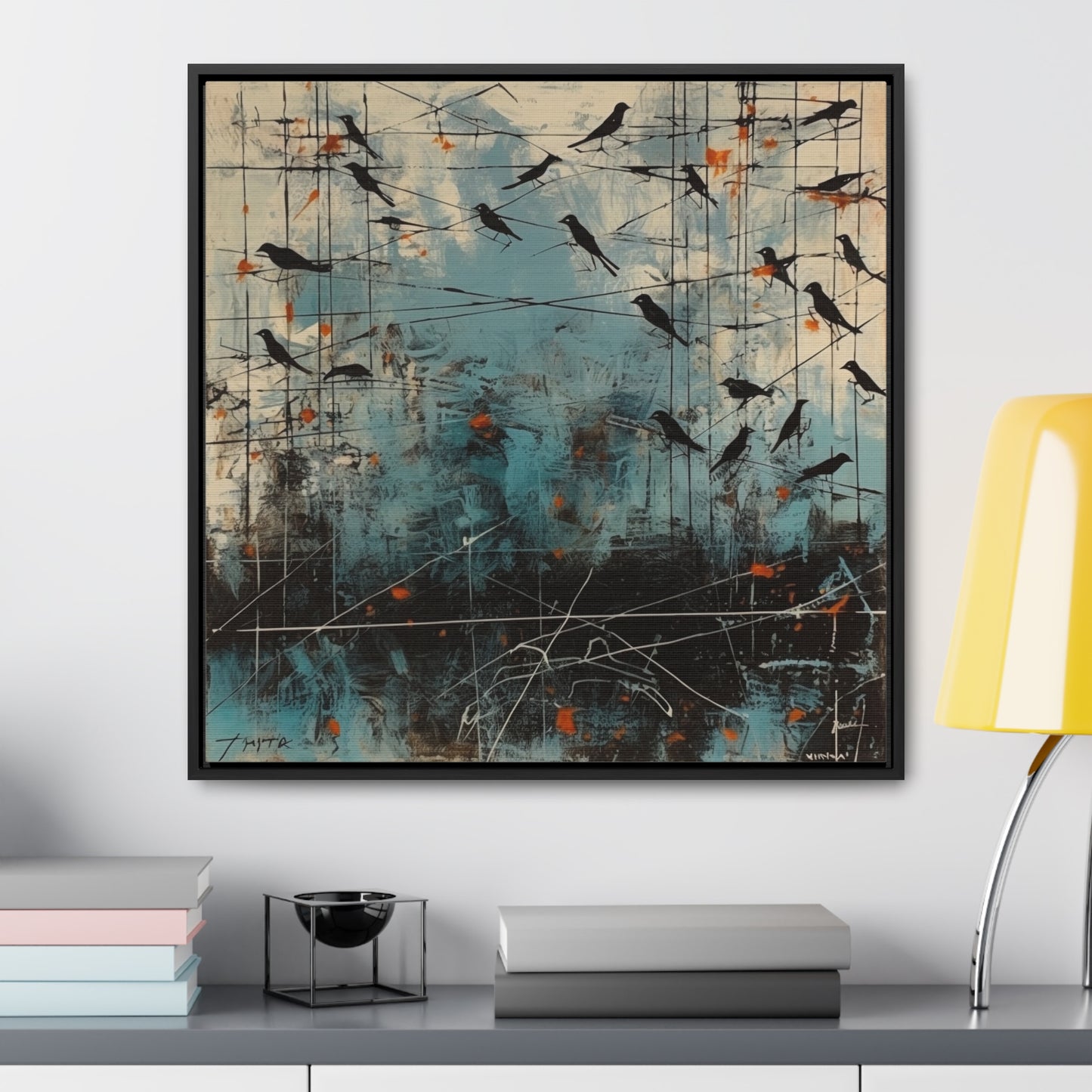 Bird 21, Gallery Canvas Wraps, Square Frame