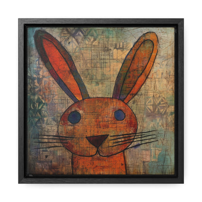 Rabbit 9, Gallery Canvas Wraps, Square Frame