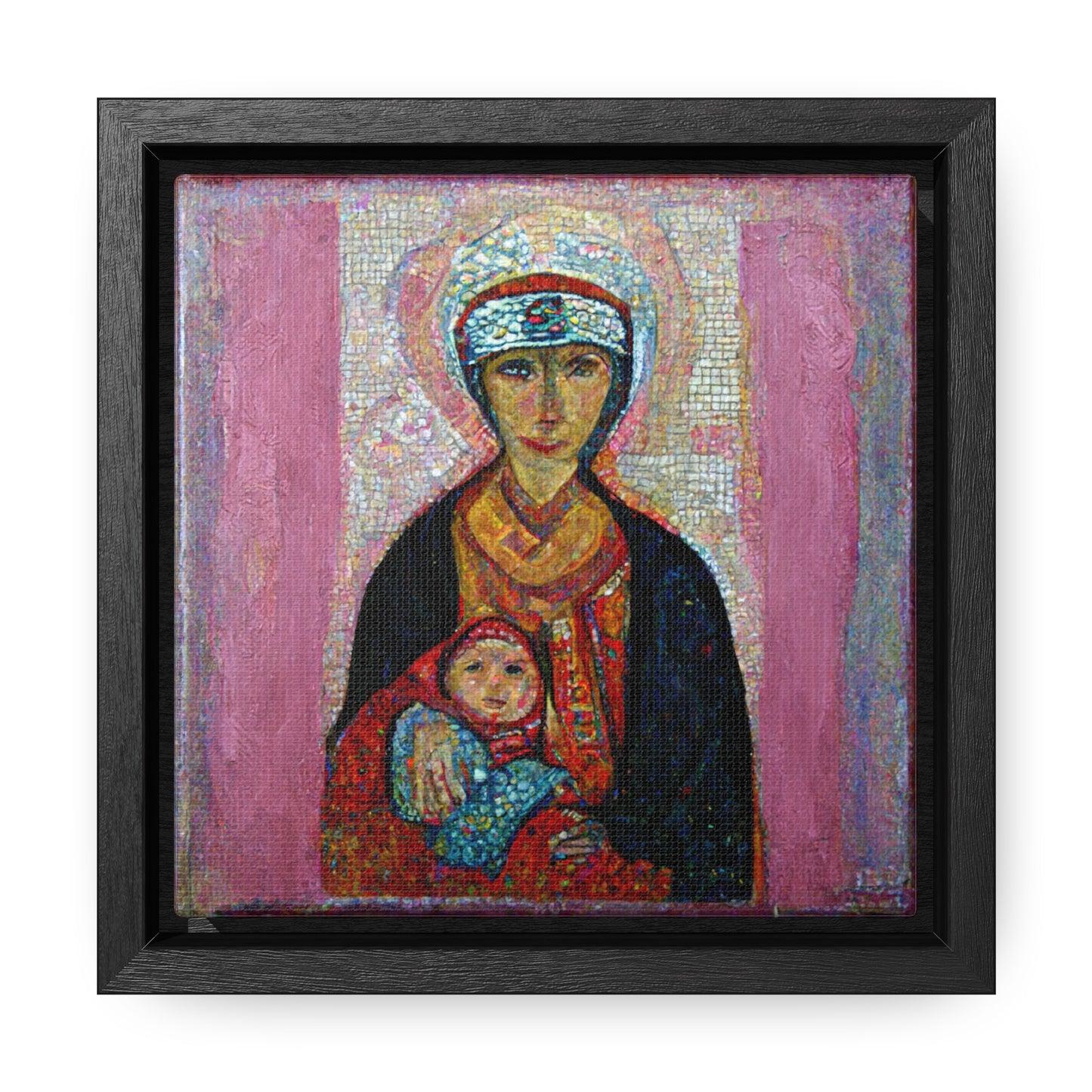 Mary and the Child 23, Valentinii, Gallery Canvas Wraps, Square Frame