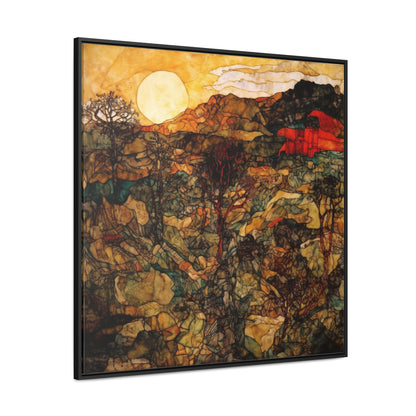 Land of the Sun 46, Valentinii, Gallery Canvas Wraps, Square Frame