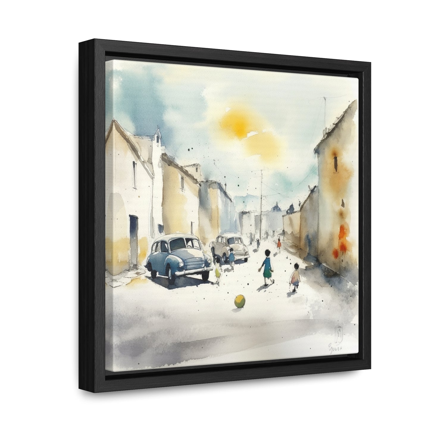 Childhood 14, Gallery Canvas Wraps, Square Frame