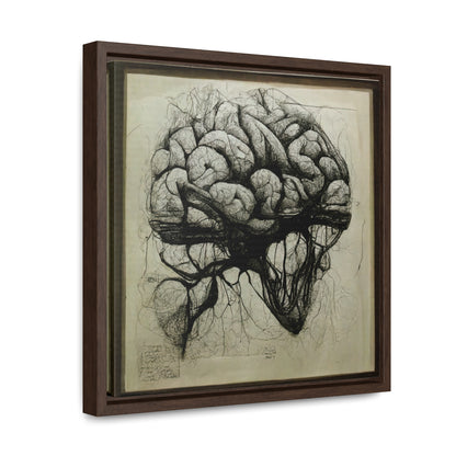 Brain 55, Valentinii, Gallery Canvas Wraps, Square Frame