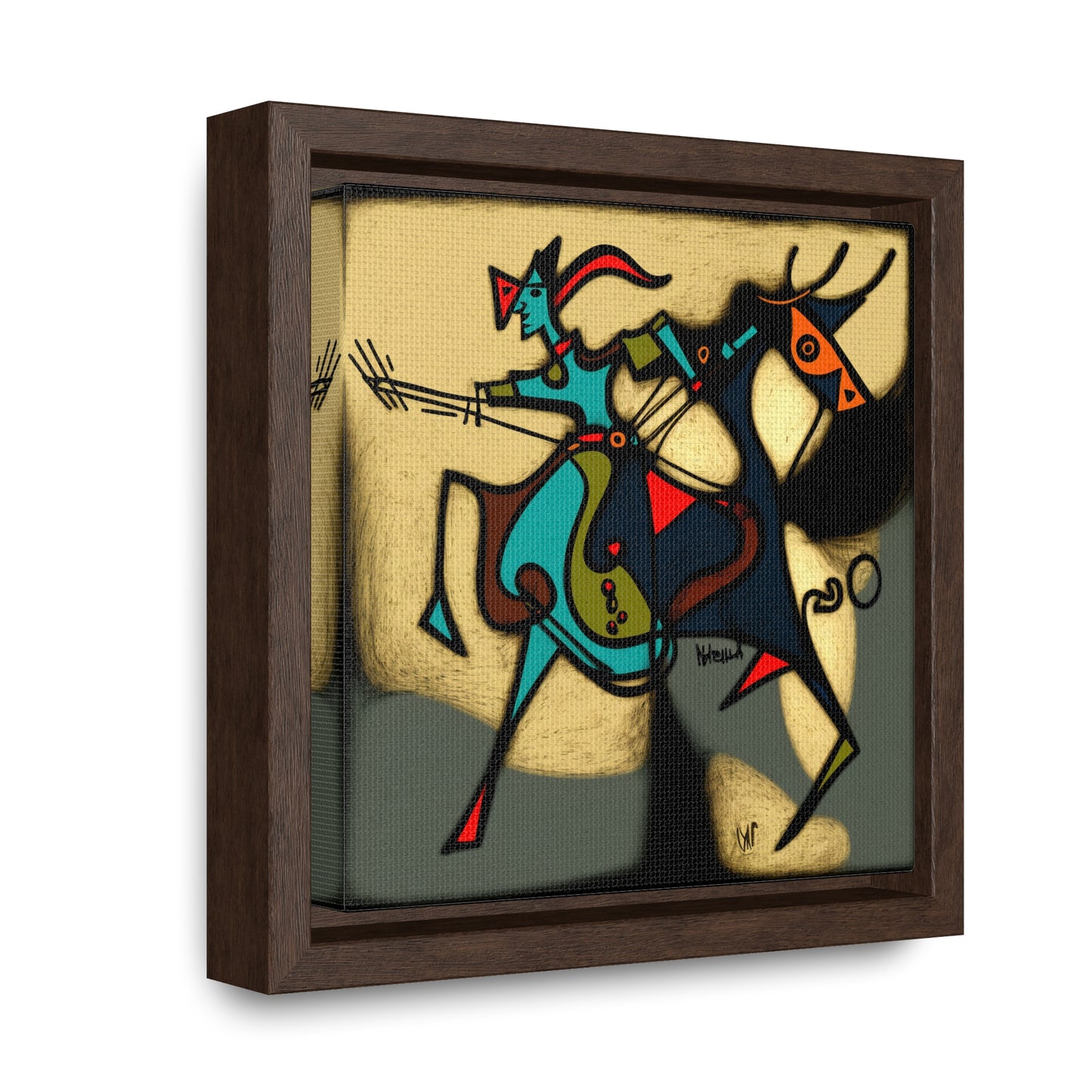 Naivia 21, Gallery Canvas Wraps, Square Frame