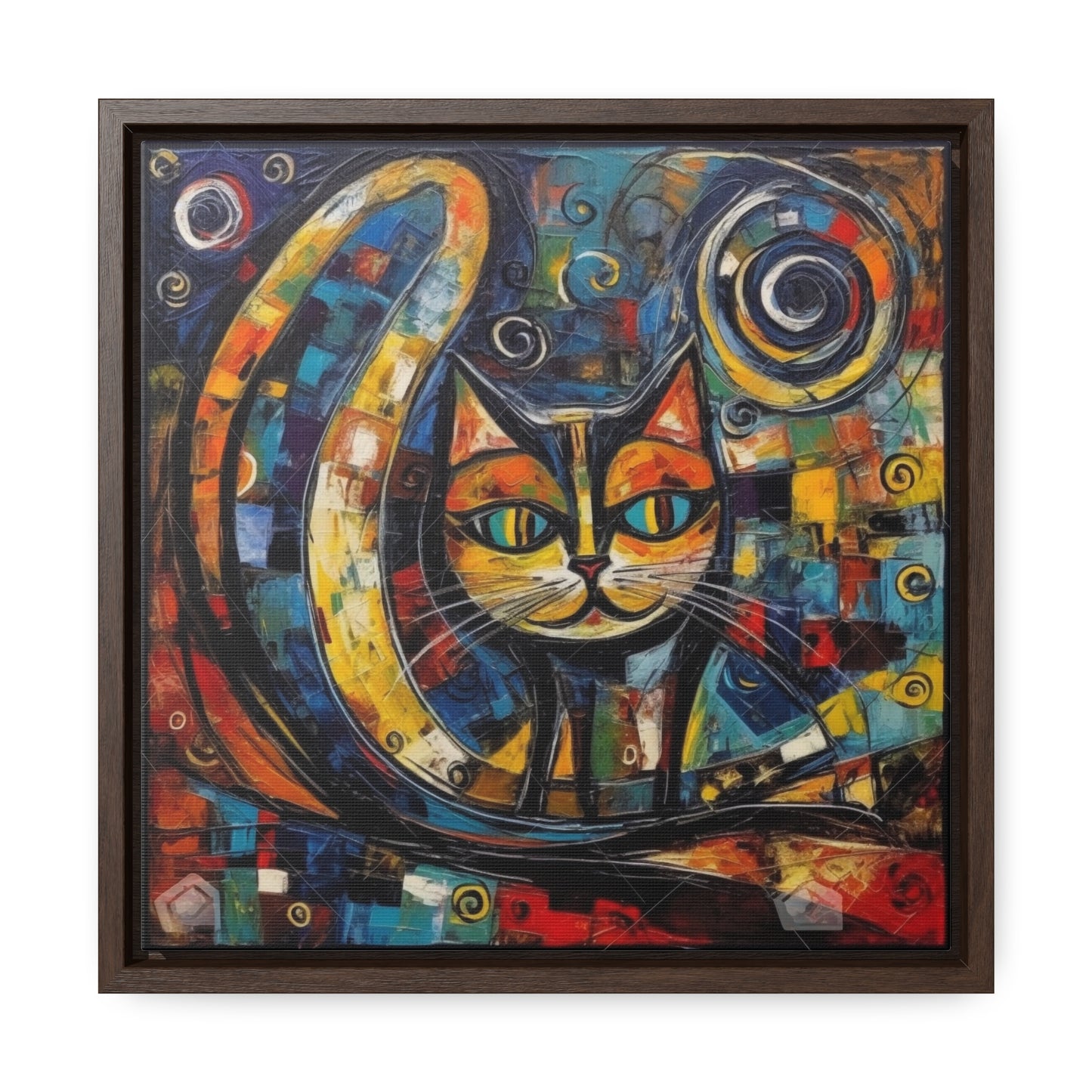 Cat 120, Gallery Canvas Wraps, Square Frame