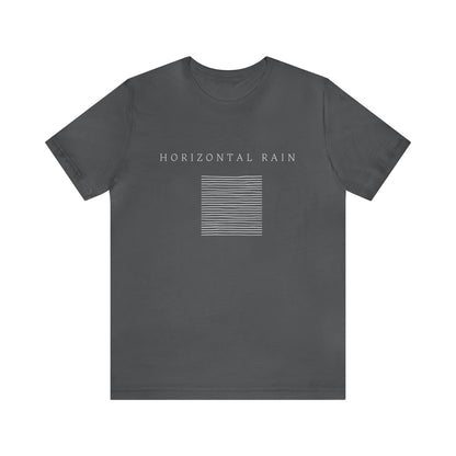 Horizontal Rain, Unisex Jersey Short Sleeve Tee