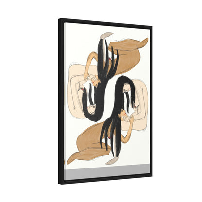 Mirrors, Original Eduard Pavel, Gallery Canvas Wraps, Vertical Frame