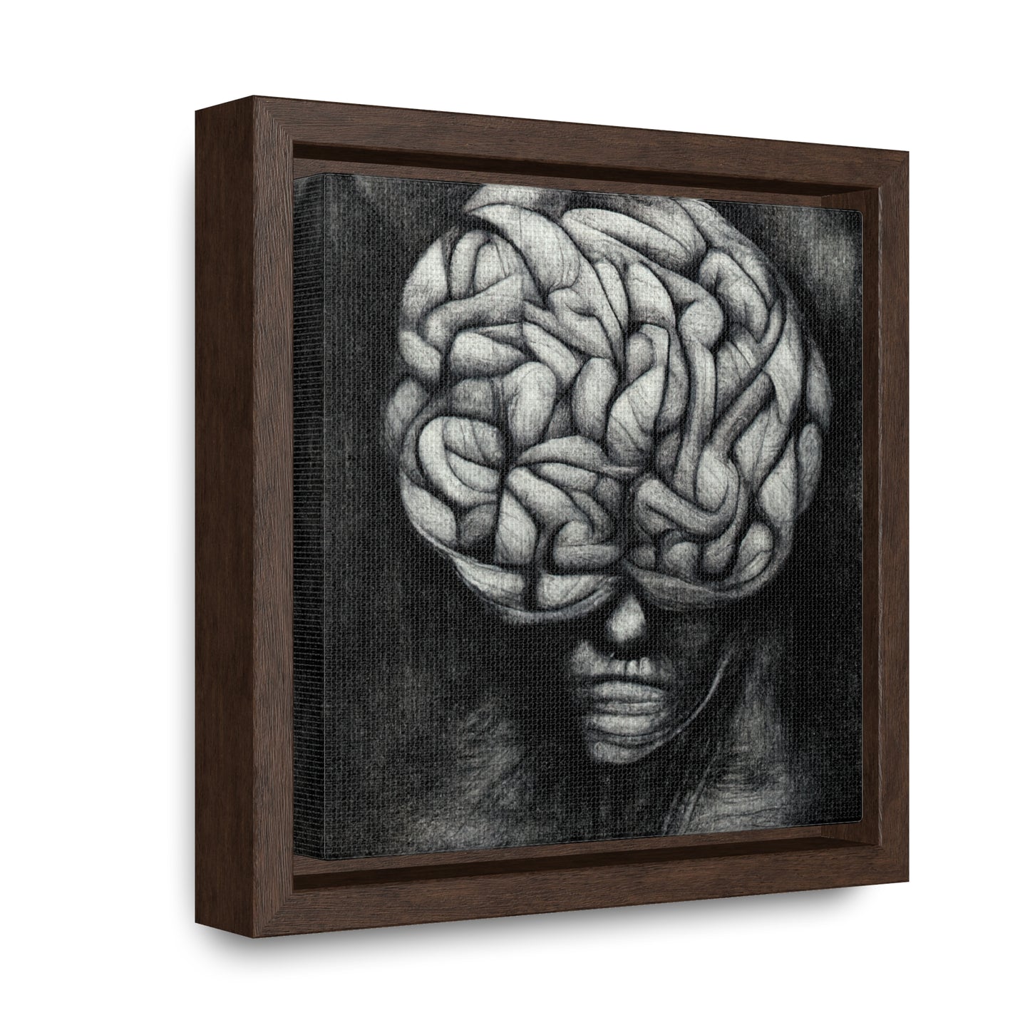 Brain 34, Valentinii, Gallery Canvas Wraps, Square Frame