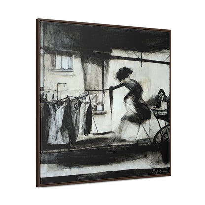 Domestic Memories 16, Valentinii, Gallery Canvas Wraps, Square Frame