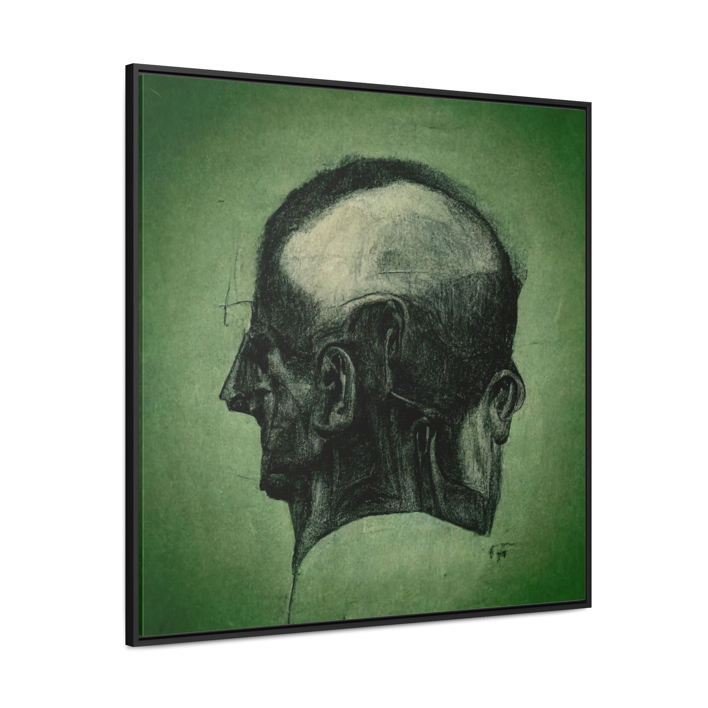 Heads 16, Valentinii, Gallery Canvas Wraps, Square Frame