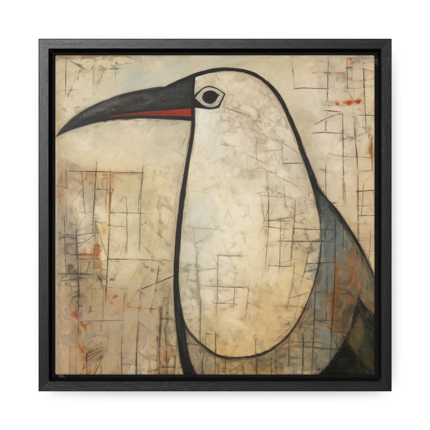 Bird 3, Gallery Canvas Wraps, Square Frame