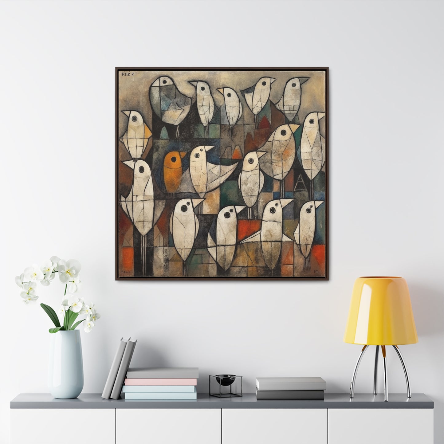 Bird 31, Gallery Canvas Wraps, Square Frame