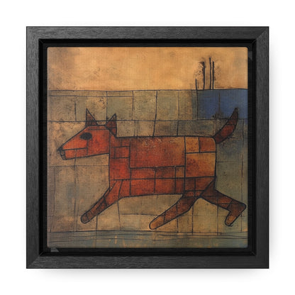 V Dog 9, Gallery Canvas Wraps, Square Frame