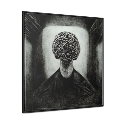 Brain 16, Valentinii, Gallery Canvas Wraps, Square Frame