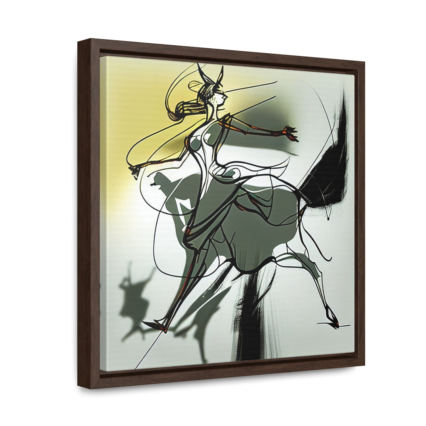 Naivia 10, Gallery Canvas Wraps, Square Frame