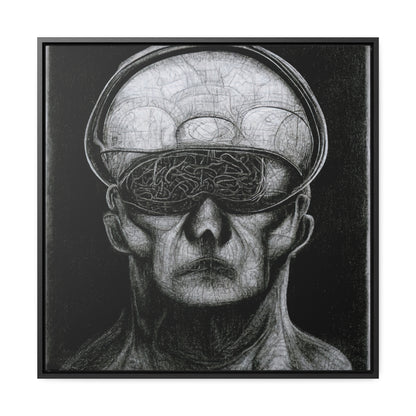 Brain 30, Valentinii, Gallery Canvas Wraps, Square Frame