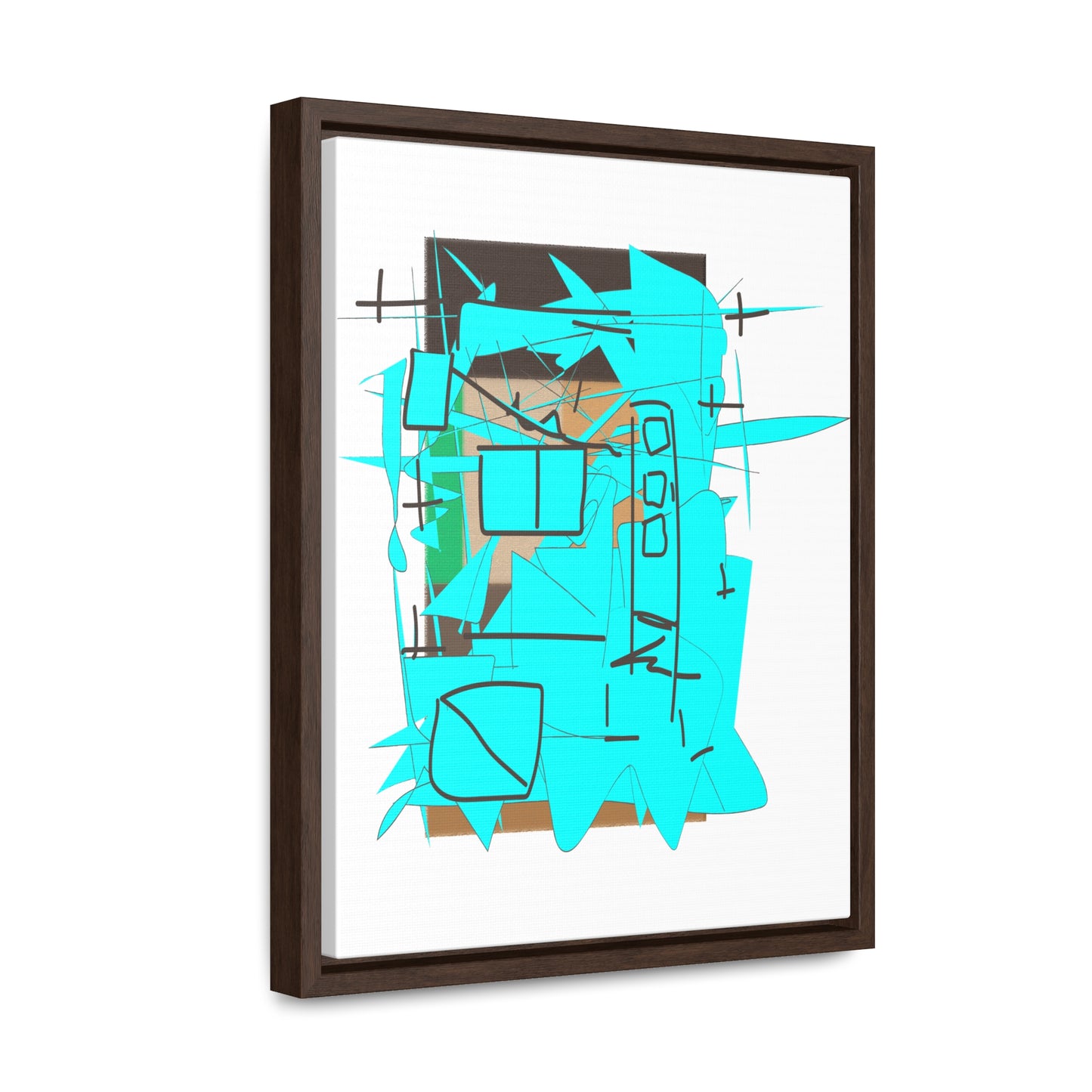 Naive City, Gallery Canvas Wraps, Vertical Frame