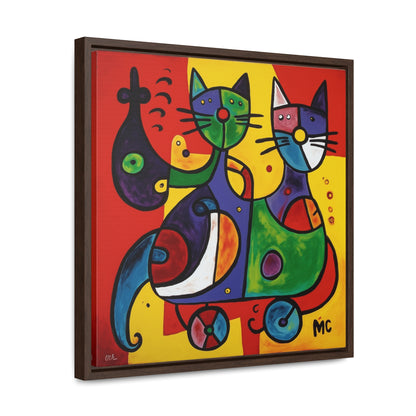 Cat 151, Gallery Canvas Wraps, Square Frame