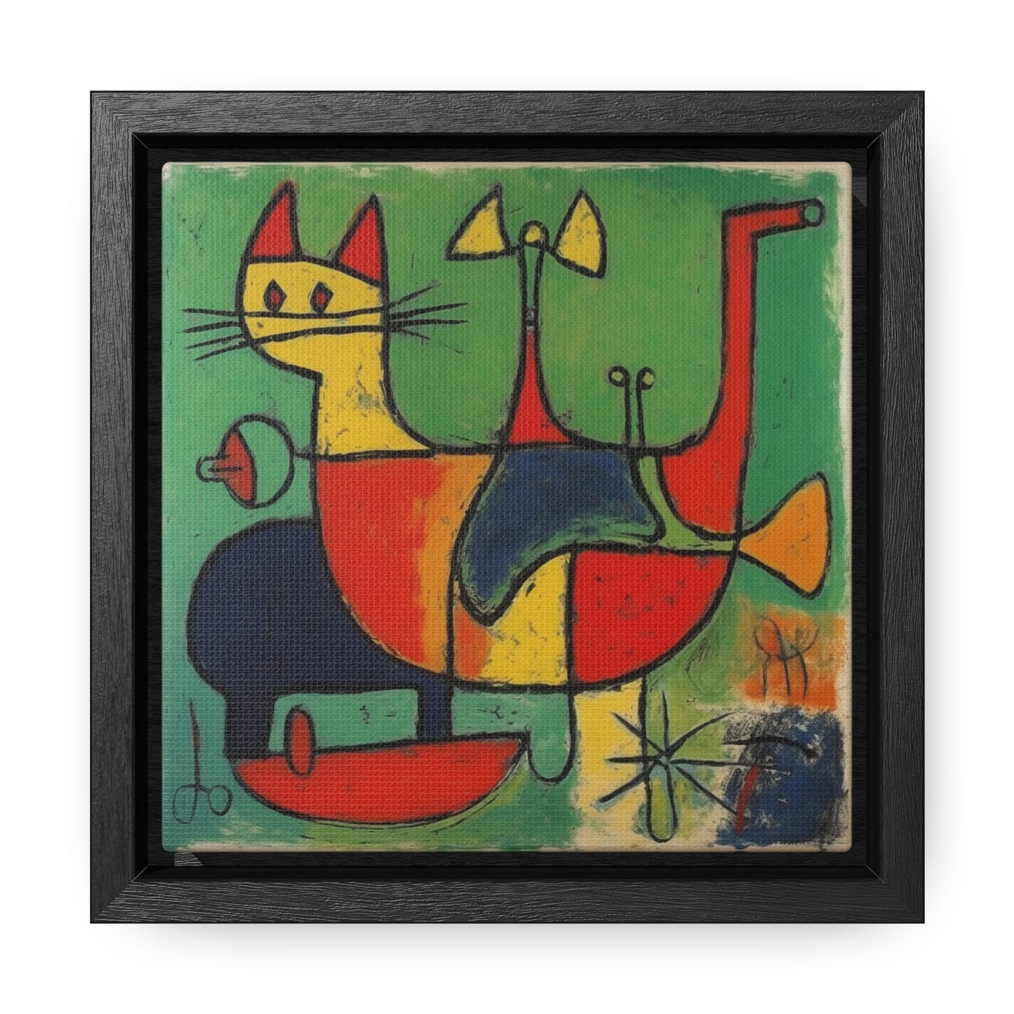 Cat 135, Gallery Canvas Wraps, Square Frame