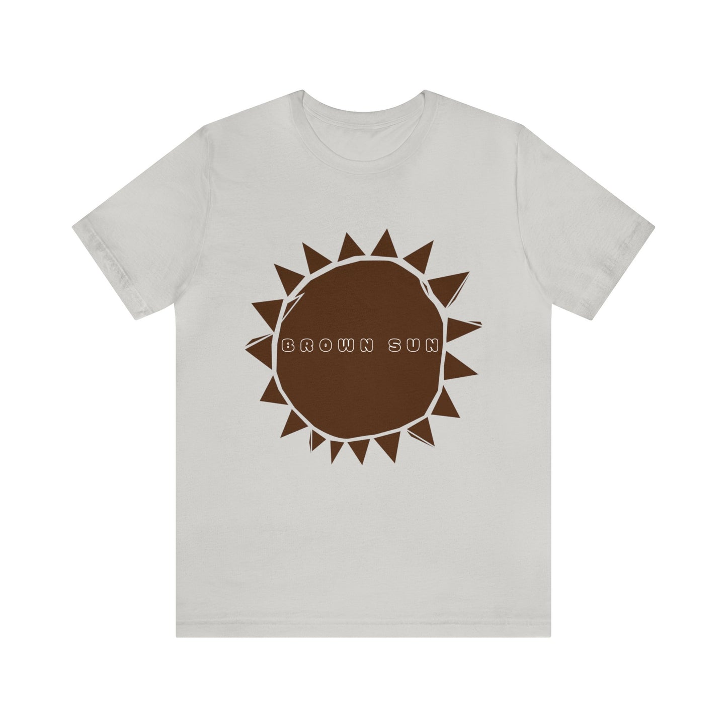 Brown Sun, Unisex Jersey Short Sleeve Tee