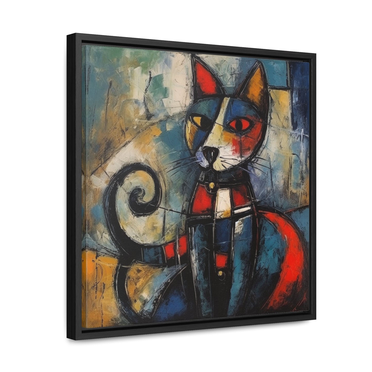 Cat 68, Gallery Canvas Wraps, Square Frame