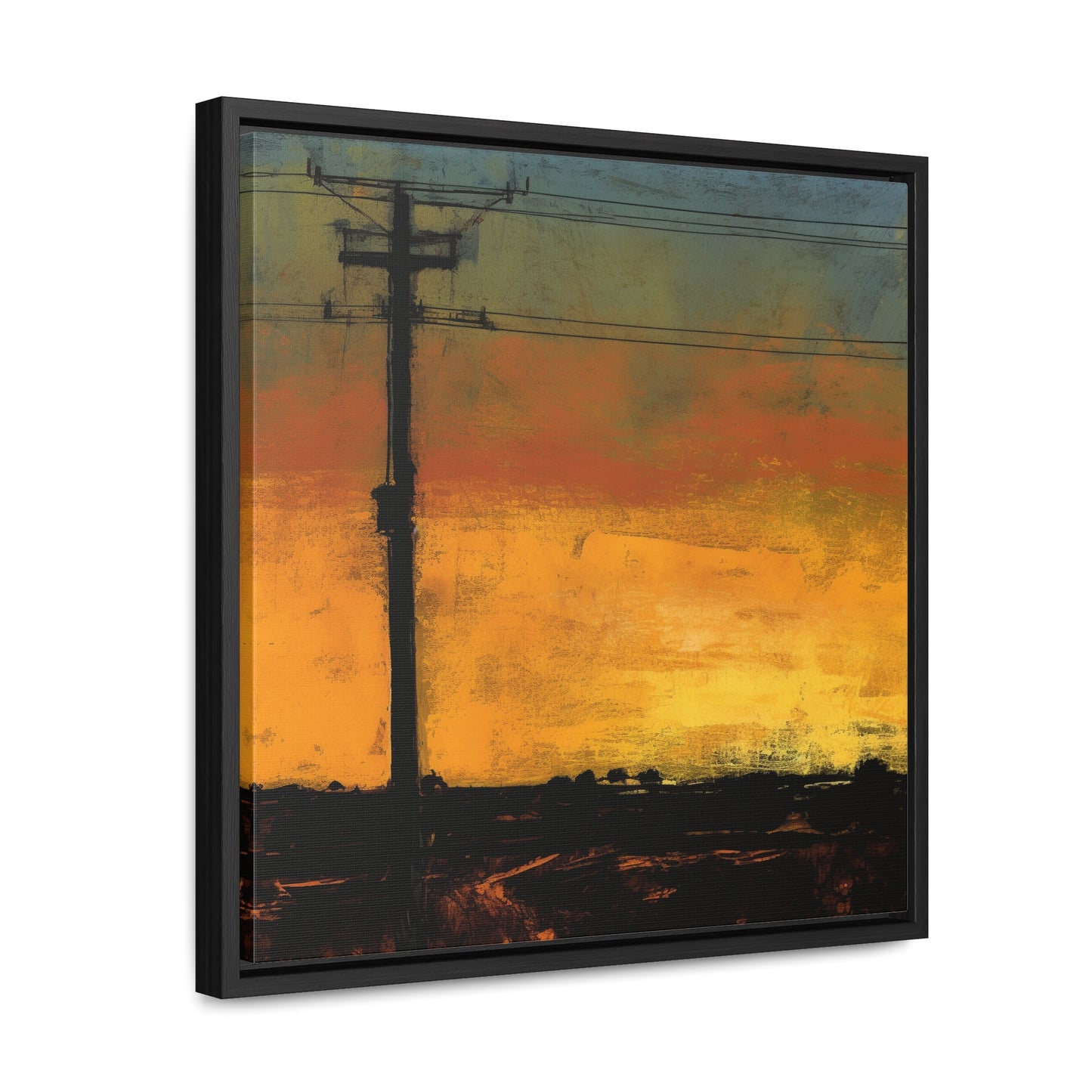 Land of the Sun 84, Valentinii, Gallery Canvas Wraps, Square Frame