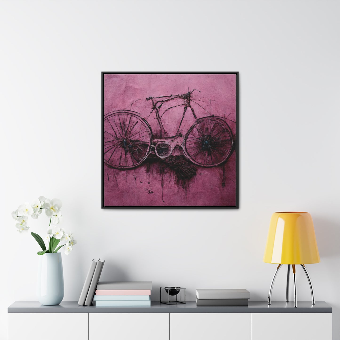 Bicycle 6, Valentinii, Gallery Canvas Wraps, Square Frame