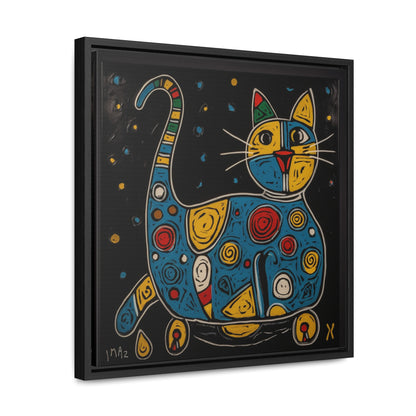 Cat 106, Gallery Canvas Wraps, Square Frame