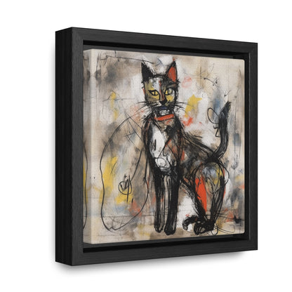 Cat 60, Gallery Canvas Wraps, Square Frame